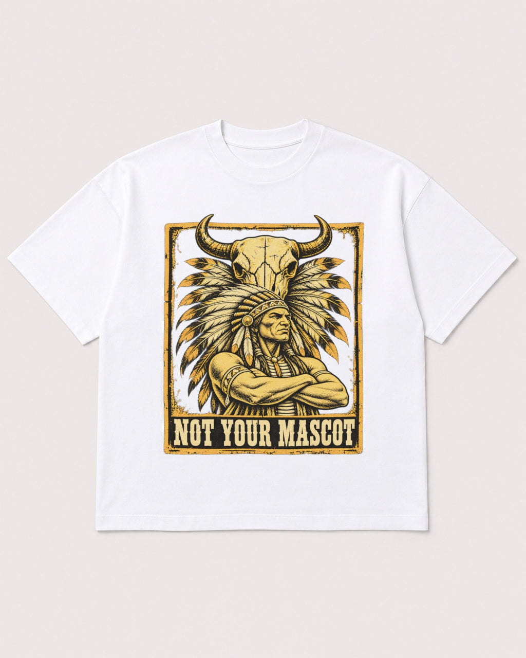 Mockup Boxy Heavyweight Tee White product