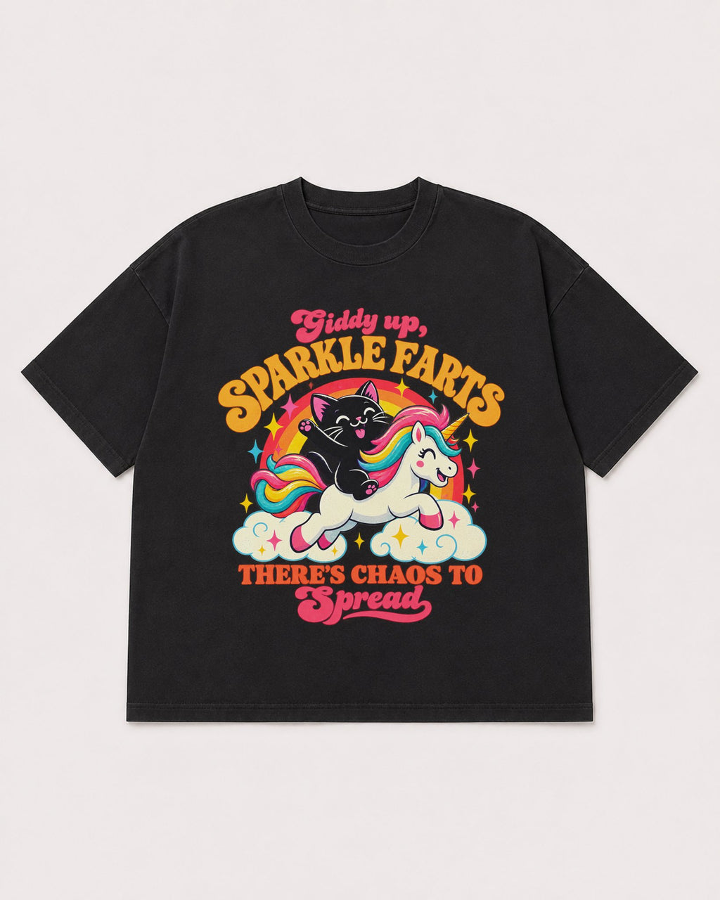 Mockup Boxy Heavyweight Tee Black product