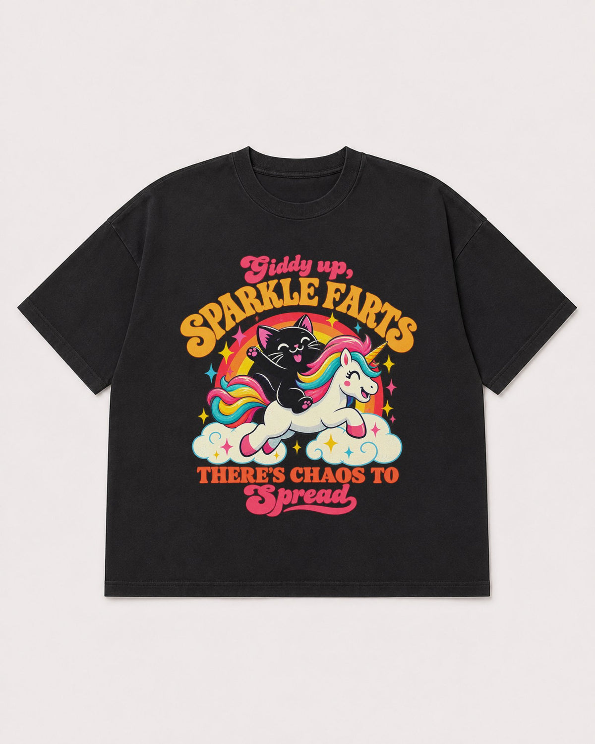 Mockup Boxy Heavyweight Tee Black product