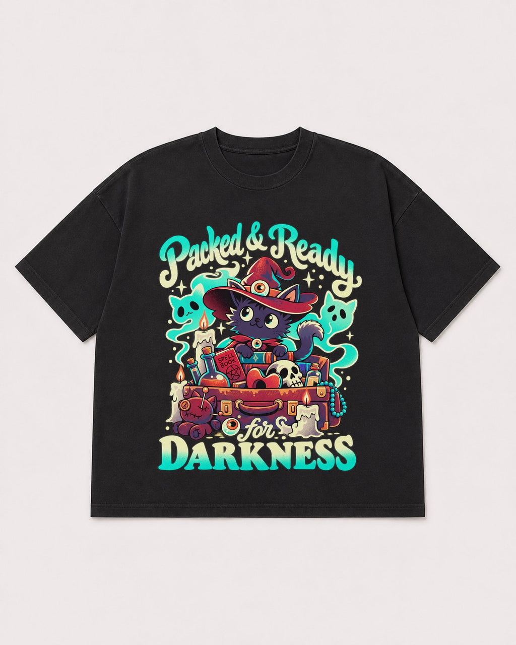 Mockup Boxy Heavyweight Tee Black product