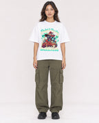 Mockup Boxy Heavyweight Tee White female full-body 02