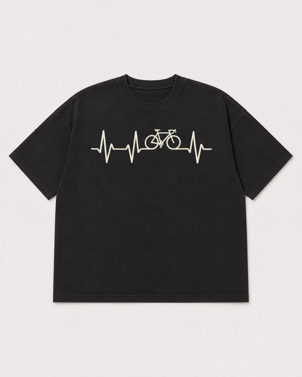 Mockup Boxy Heavyweight Tee Black product
