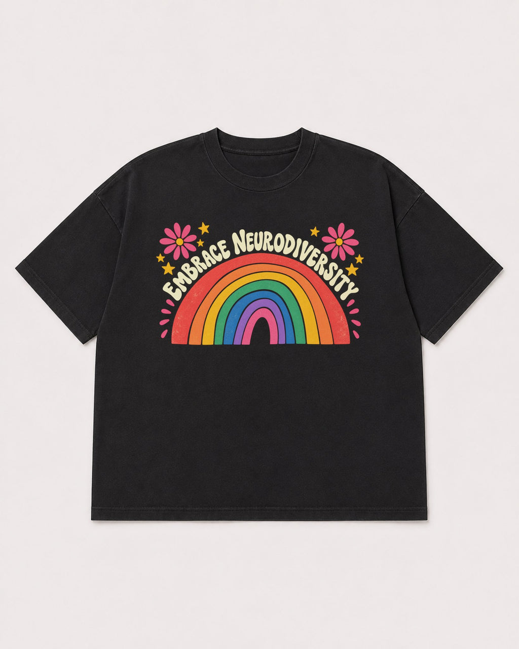Mockup Boxy Heavyweight Tee Black product