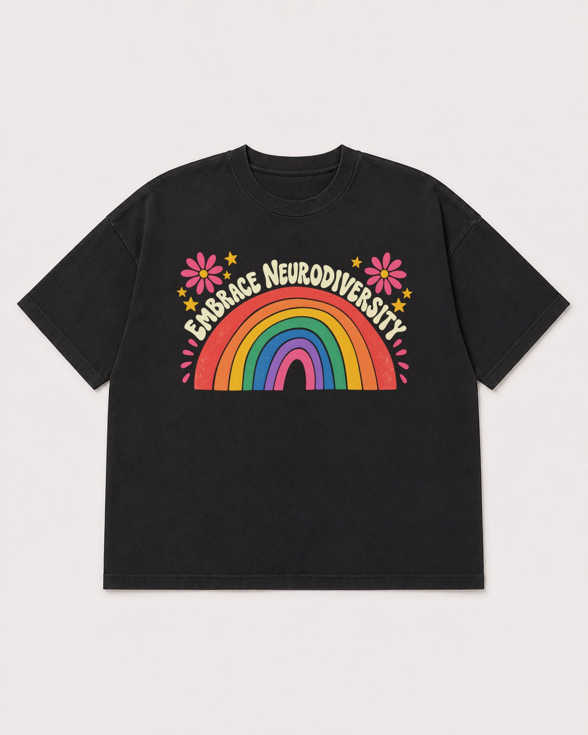 Mockup Boxy Heavyweight Tee Black product