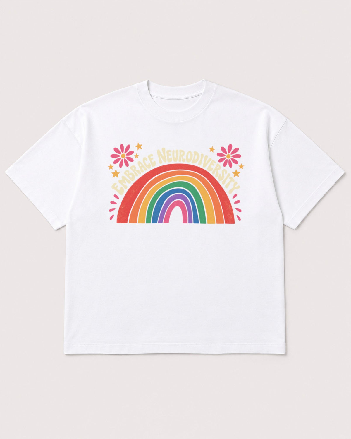 Mockup Boxy Heavyweight Tee White product