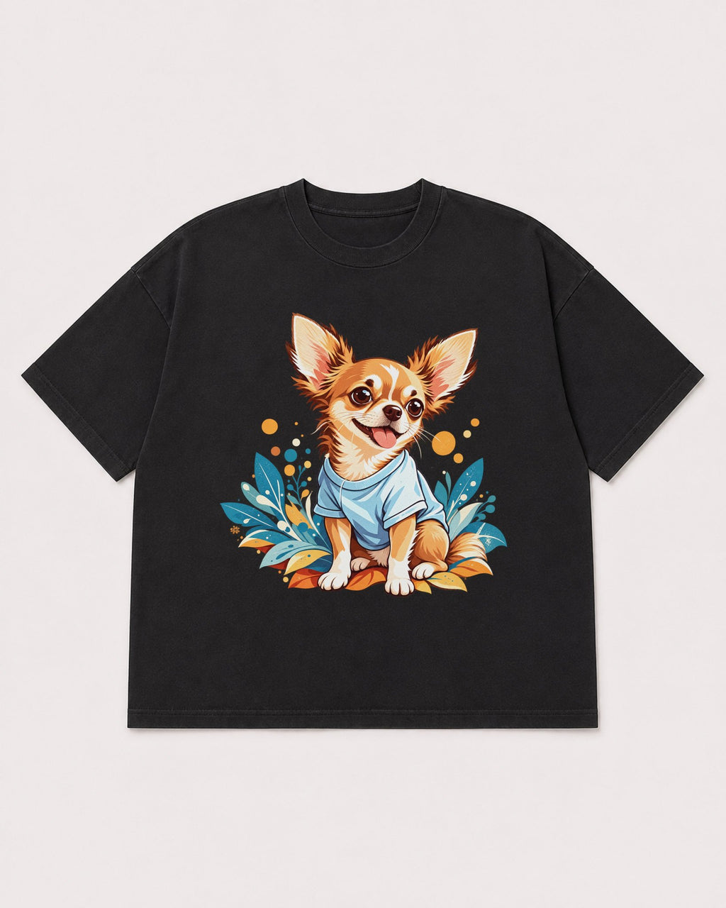 Mockup Boxy Heavyweight Tee Black product