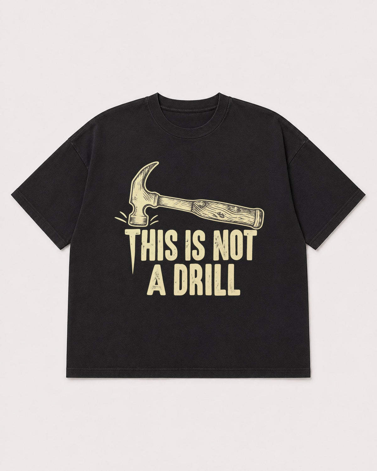 Mockup Boxy Heavyweight Tee Black product