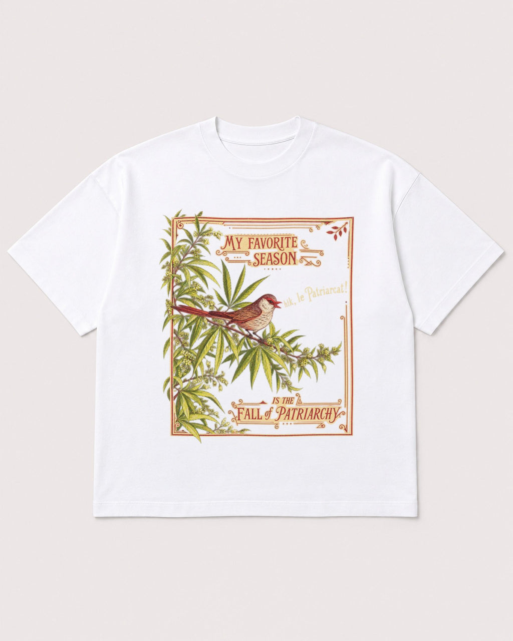Mockup Boxy Heavyweight Tee White product