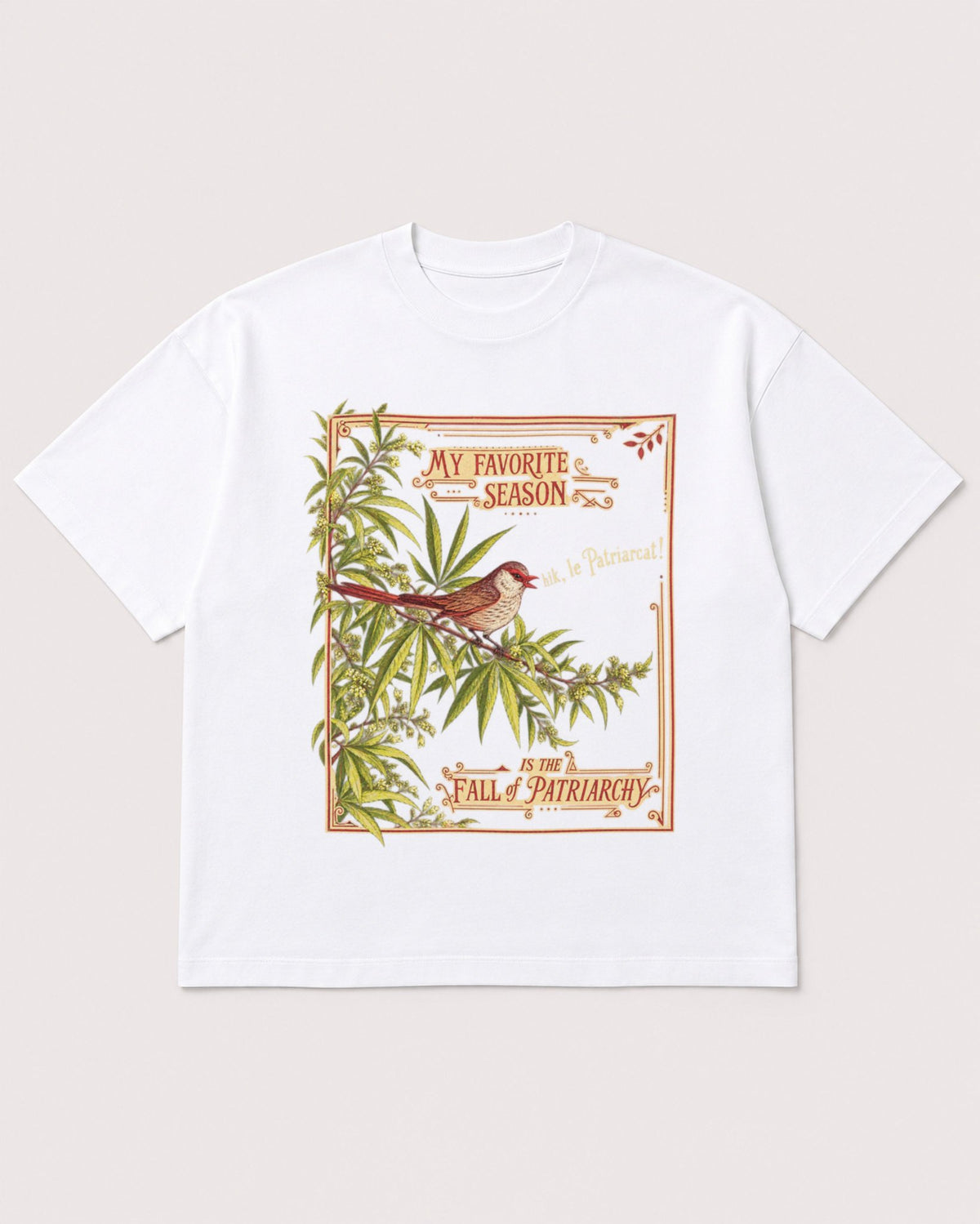 Mockup Boxy Heavyweight Tee White product