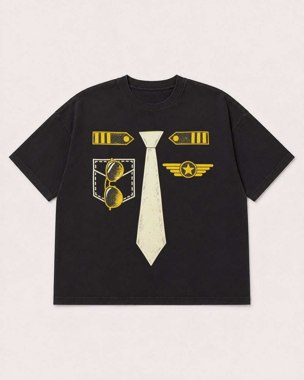 Mockup Boxy Heavyweight Tee Black product