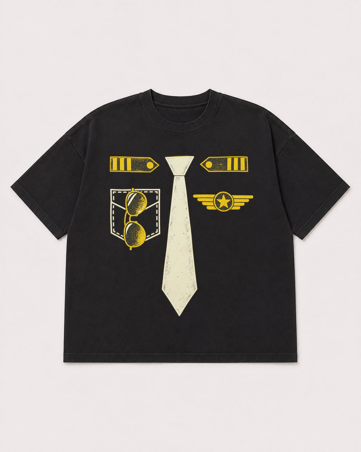 Mockup Boxy Heavyweight Tee Black product
