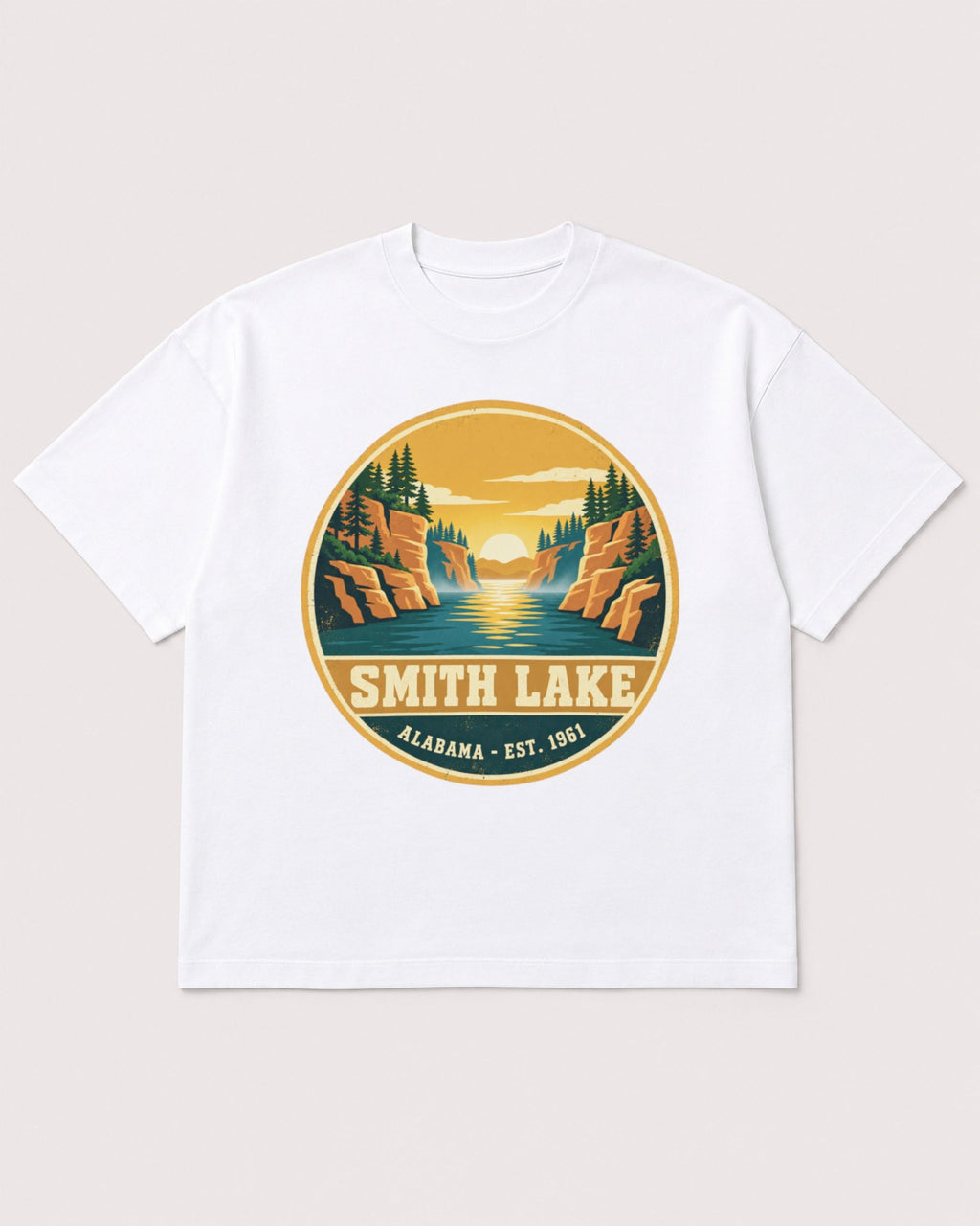 Mockup Boxy Heavyweight Tee White product