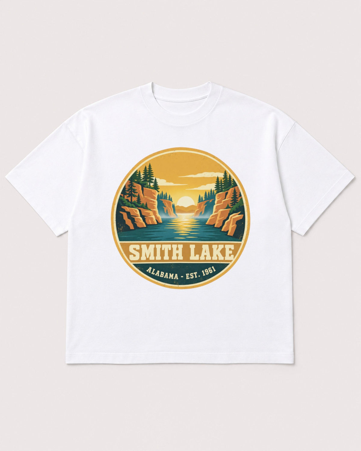 Mockup Boxy Heavyweight Tee White product