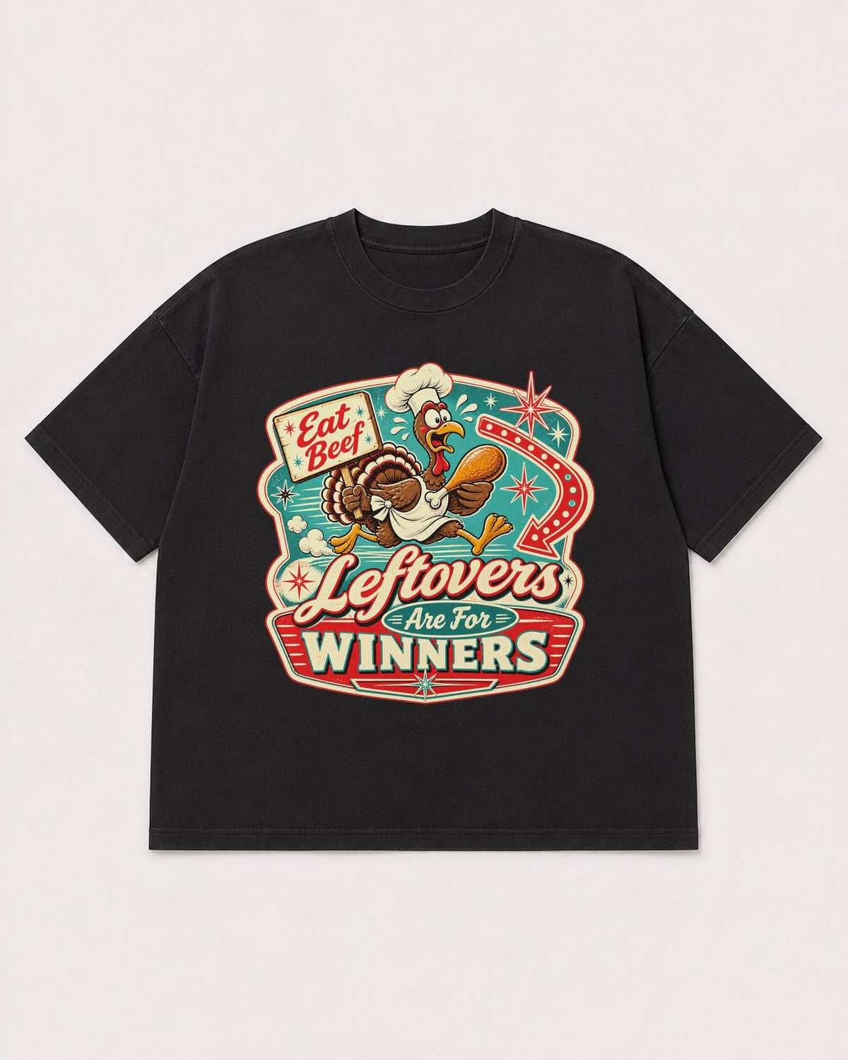 Mockup Boxy Heavyweight Tee Black product