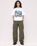 Mockup Boxy Heavyweight Tee White female full-body 07