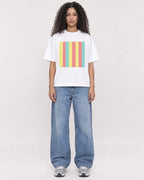 Mockup Boxy Heavyweight Tee White female full-body 10