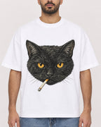 Mockup Boxy Heavyweight Tee White male close-up 37