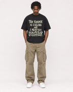 Mockup Boxy Heavyweight Tee Black male full-body 04