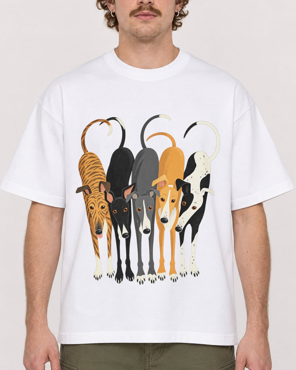 Mockup Boxy Heavyweight Tee White male close-up 09