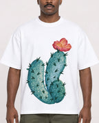 Mockup Boxy Heavyweight Tee White male close-up 14