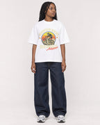 Mockup Boxy Heavyweight Tee White female full-body 04