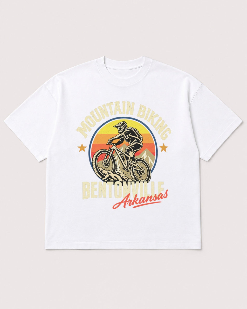 Mockup Boxy Heavyweight Tee White product