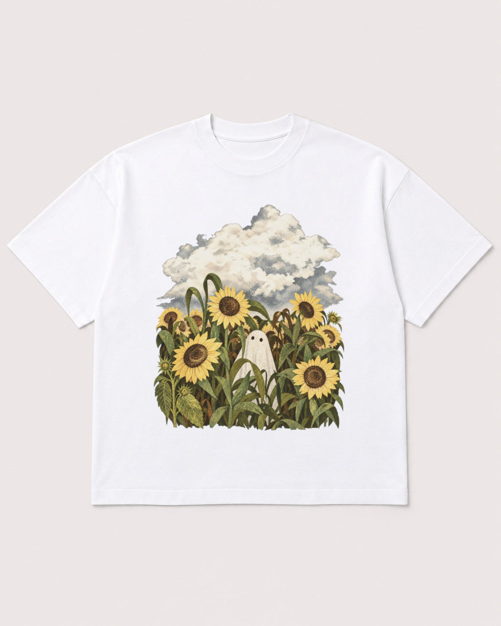 Mockup Boxy Heavyweight Tee White product