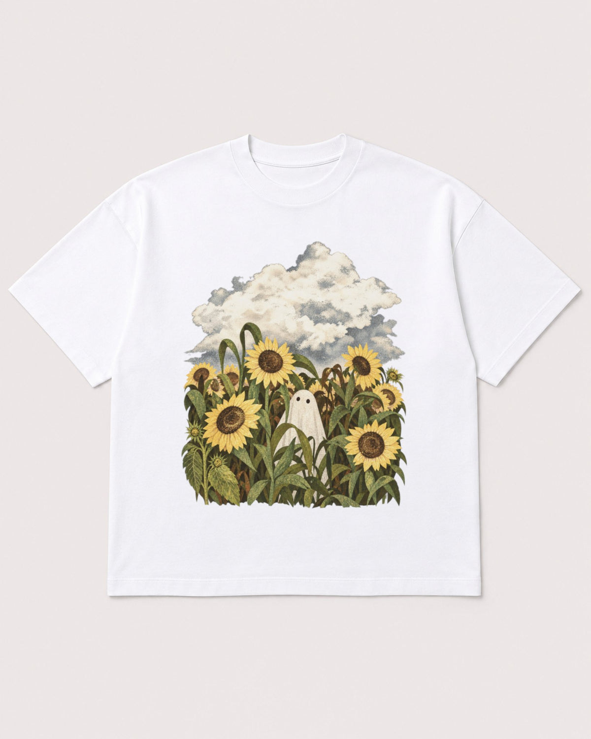 Mockup Boxy Heavyweight Tee White product