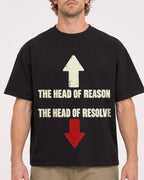 Mockup Boxy Heavyweight Tee Black male close-up 28