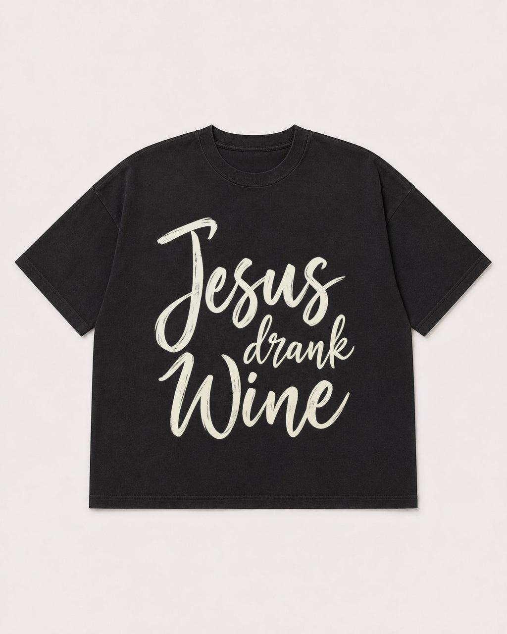 Mockup Boxy Heavyweight Tee Black product