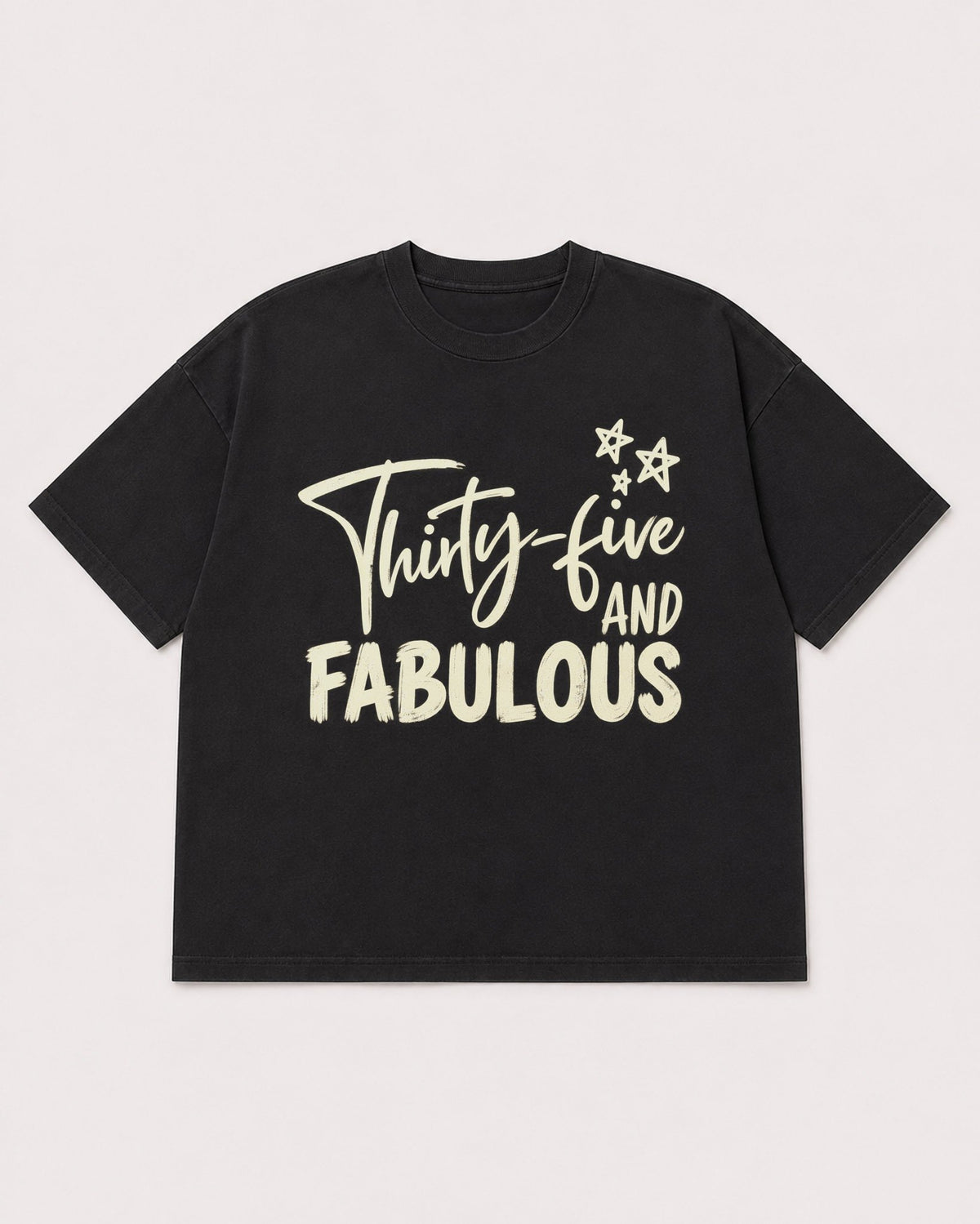 Mockup Boxy Heavyweight Tee Black product