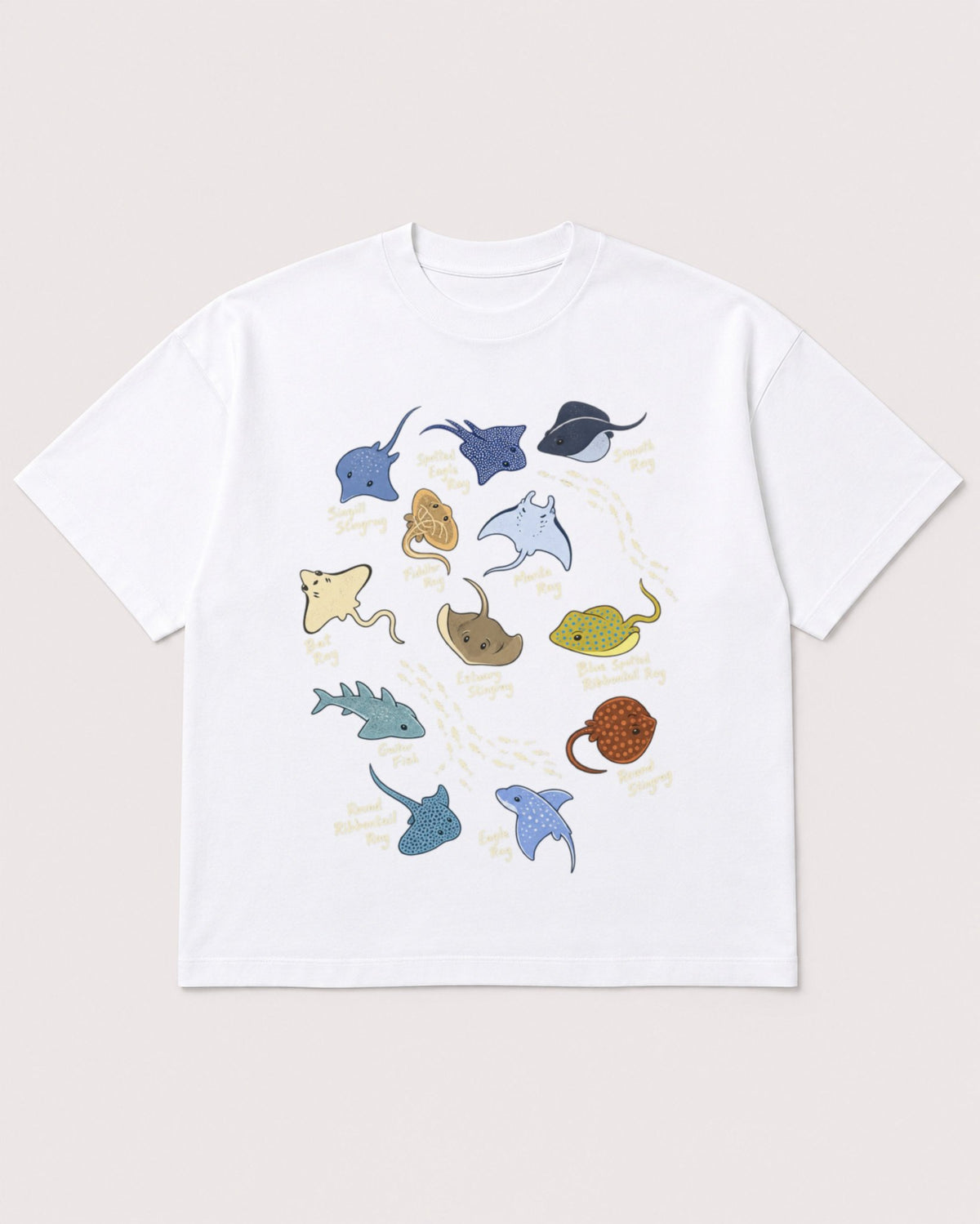 Mockup Boxy Heavyweight Tee White product
