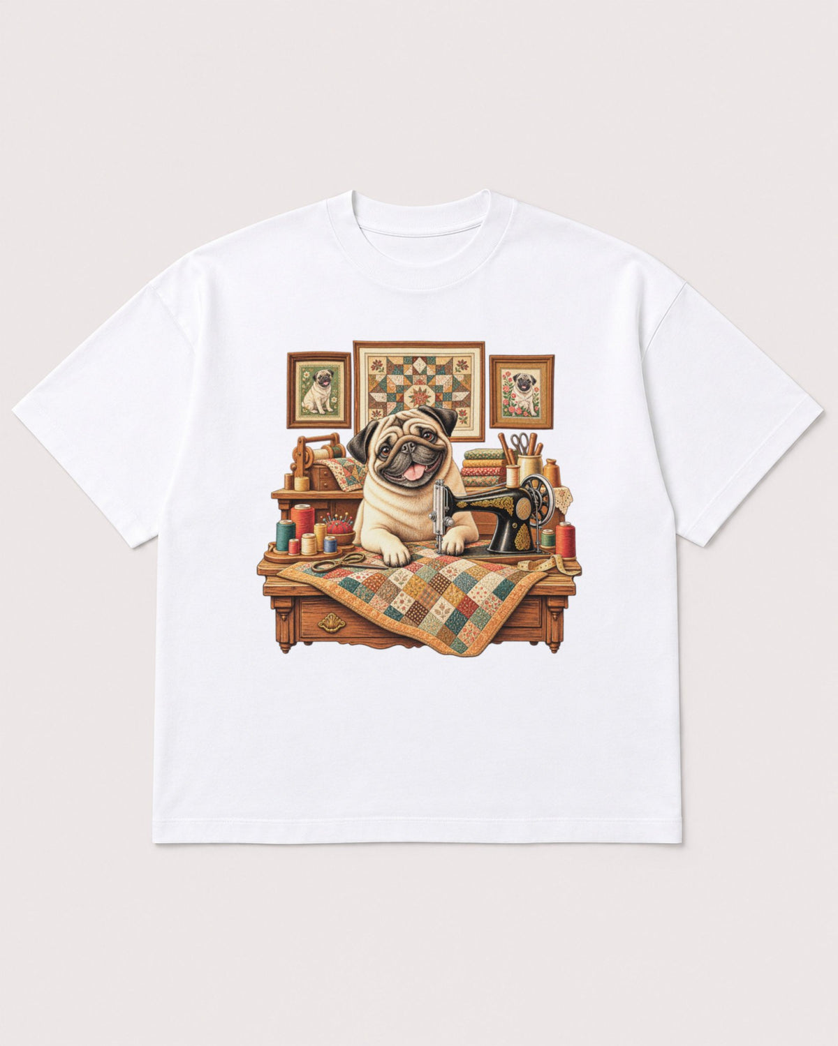 Mockup Boxy Heavyweight Tee White product