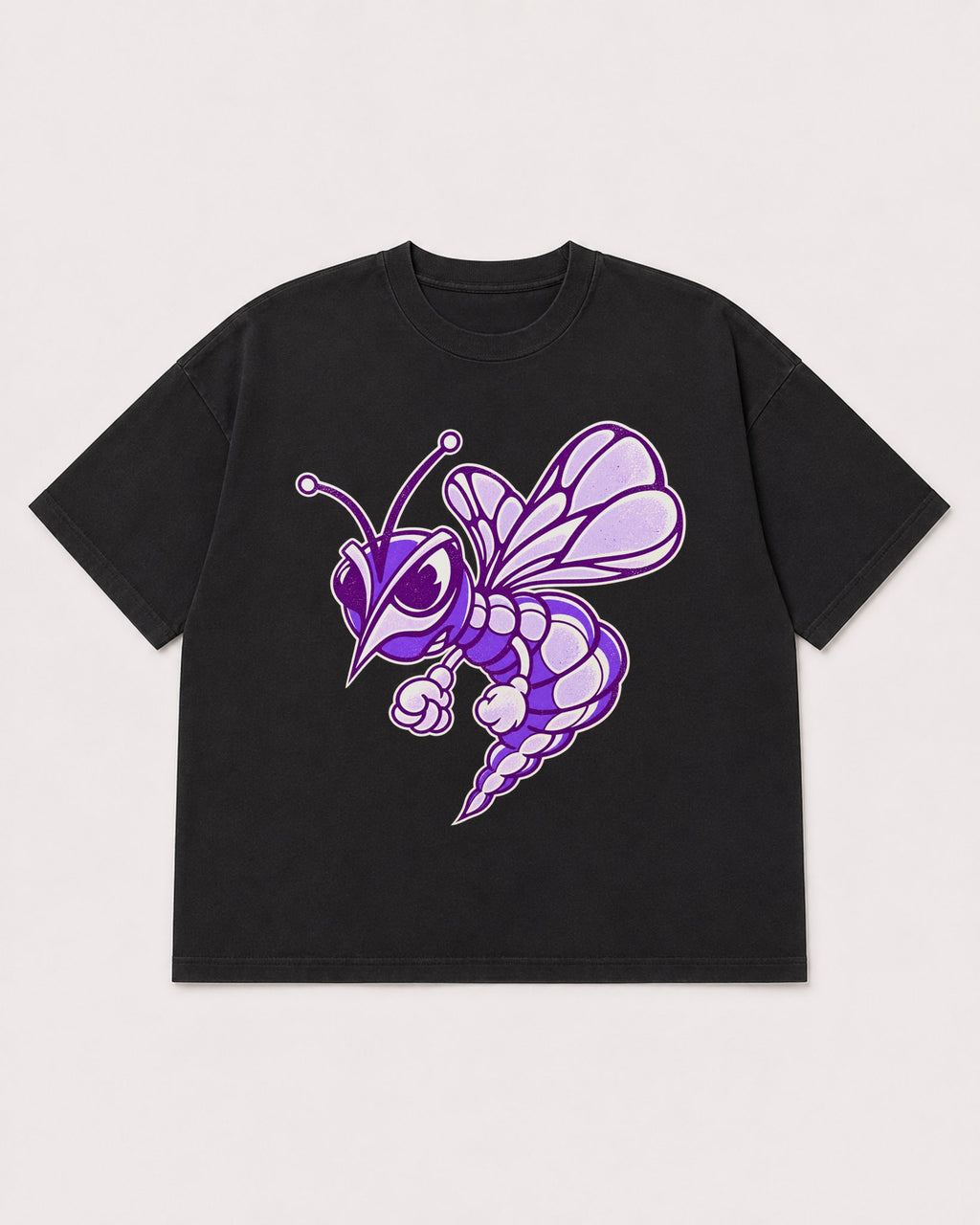 Mockup Boxy Heavyweight Tee Black product