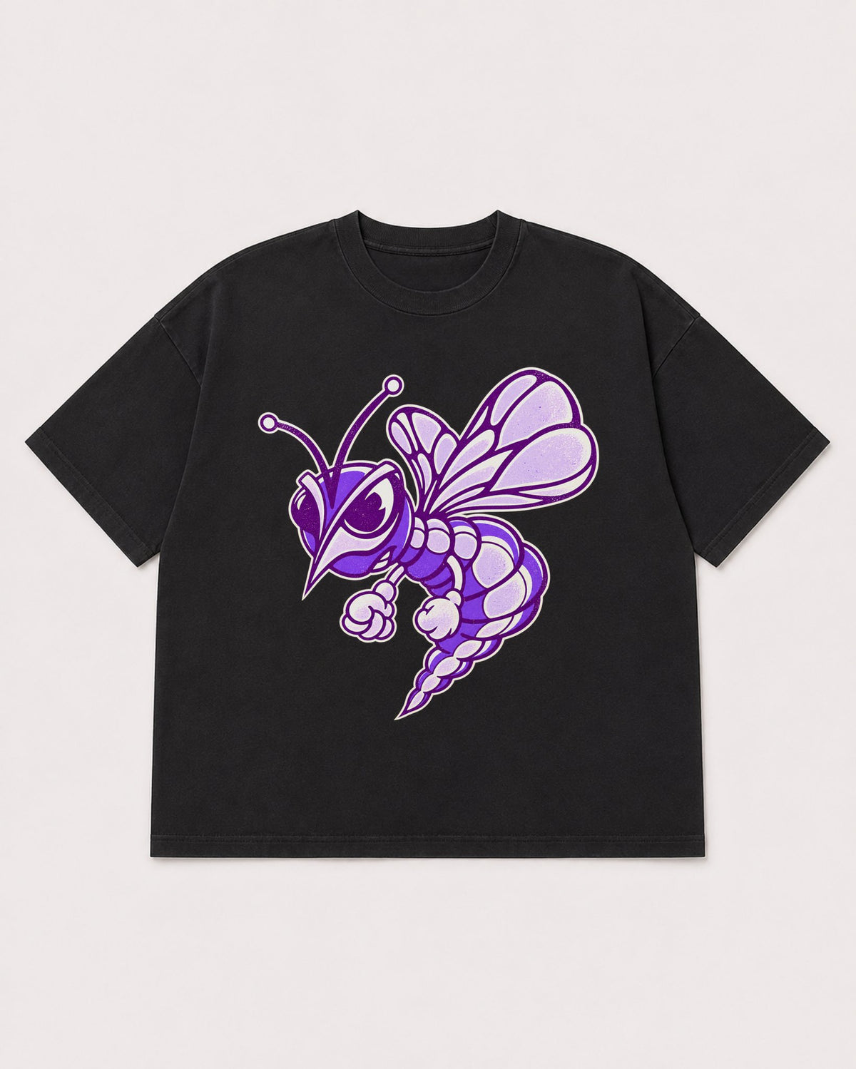 Mockup Boxy Heavyweight Tee Black product