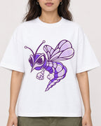 Mockup Boxy Heavyweight Tee White female close-up 02