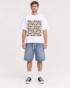 Mockup Boxy Heavyweight Tee White male full-body 08