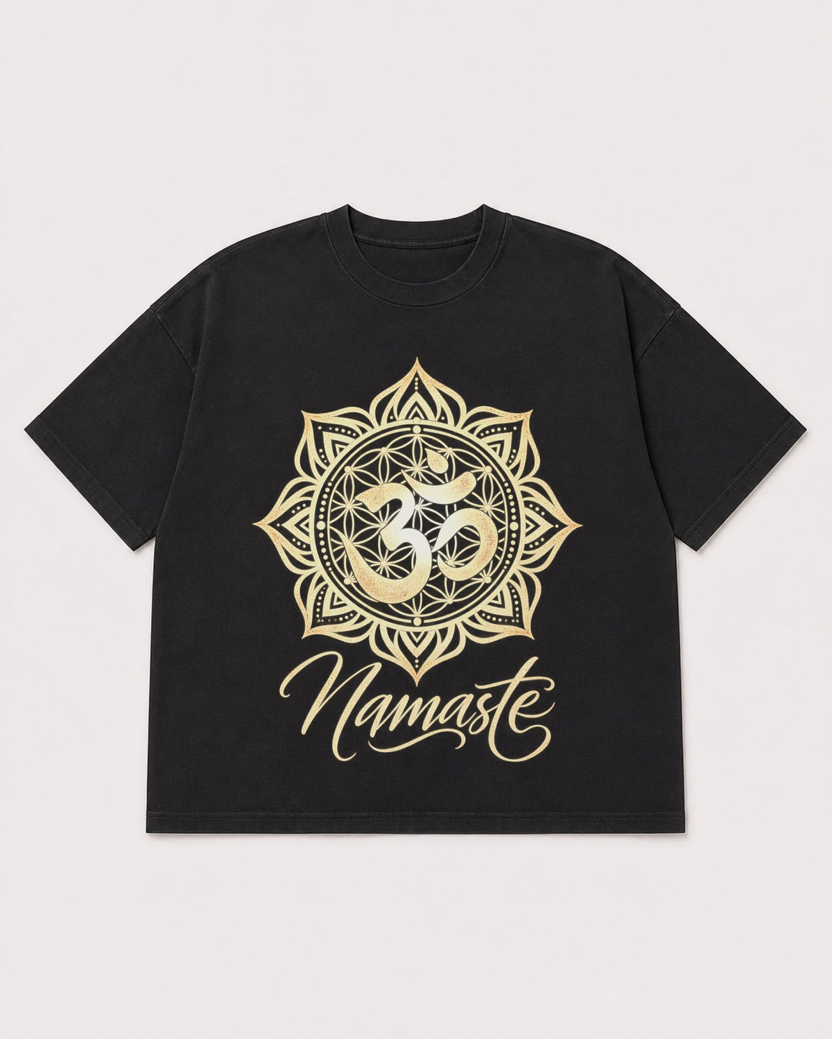 Mockup Boxy Heavyweight Tee Black product