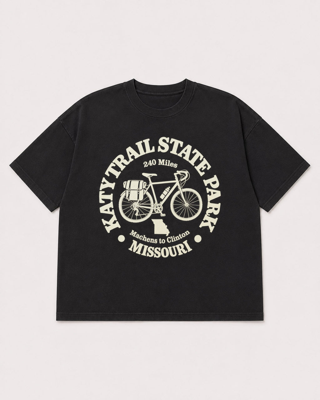 Mockup Boxy Heavyweight Tee Black product