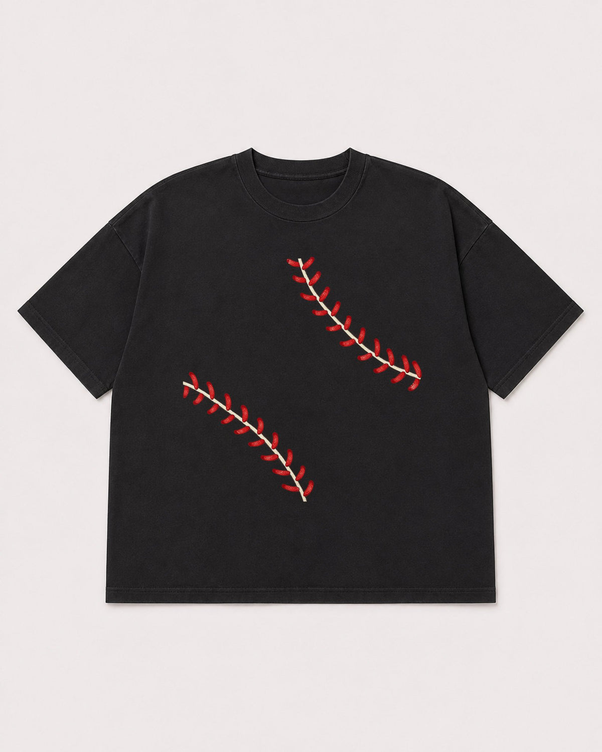 Mockup Boxy Heavyweight Tee Black product