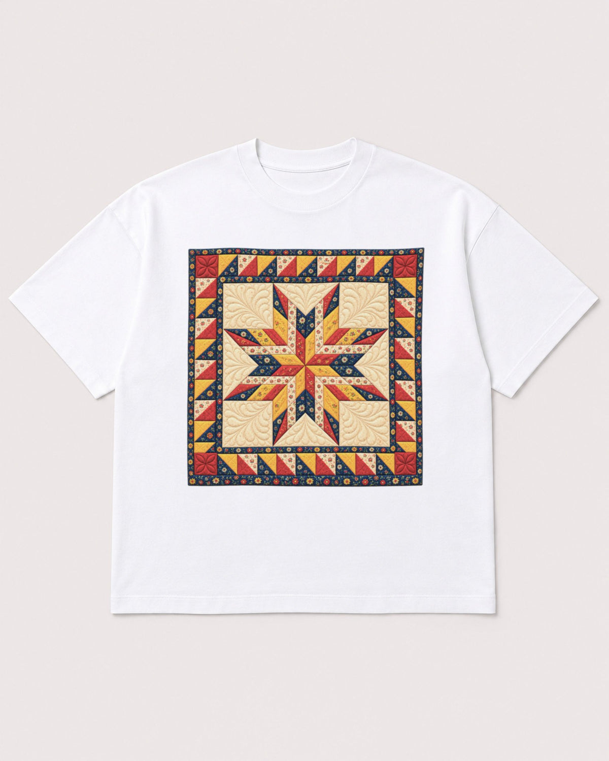 Mockup Boxy Heavyweight Tee White product