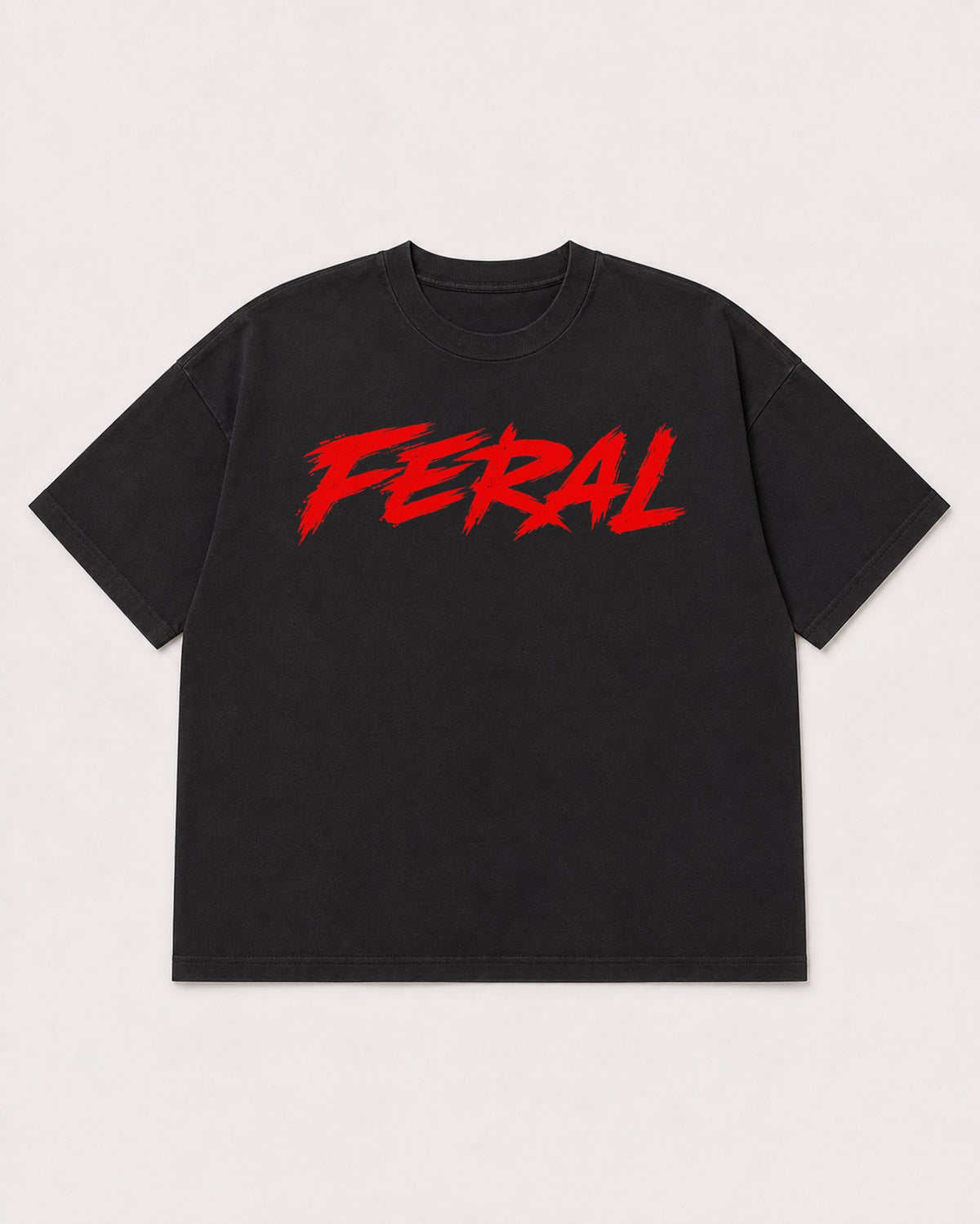 Mockup Boxy Heavyweight Tee Black product