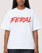 Mockup Boxy Heavyweight Tee White female close-up 04