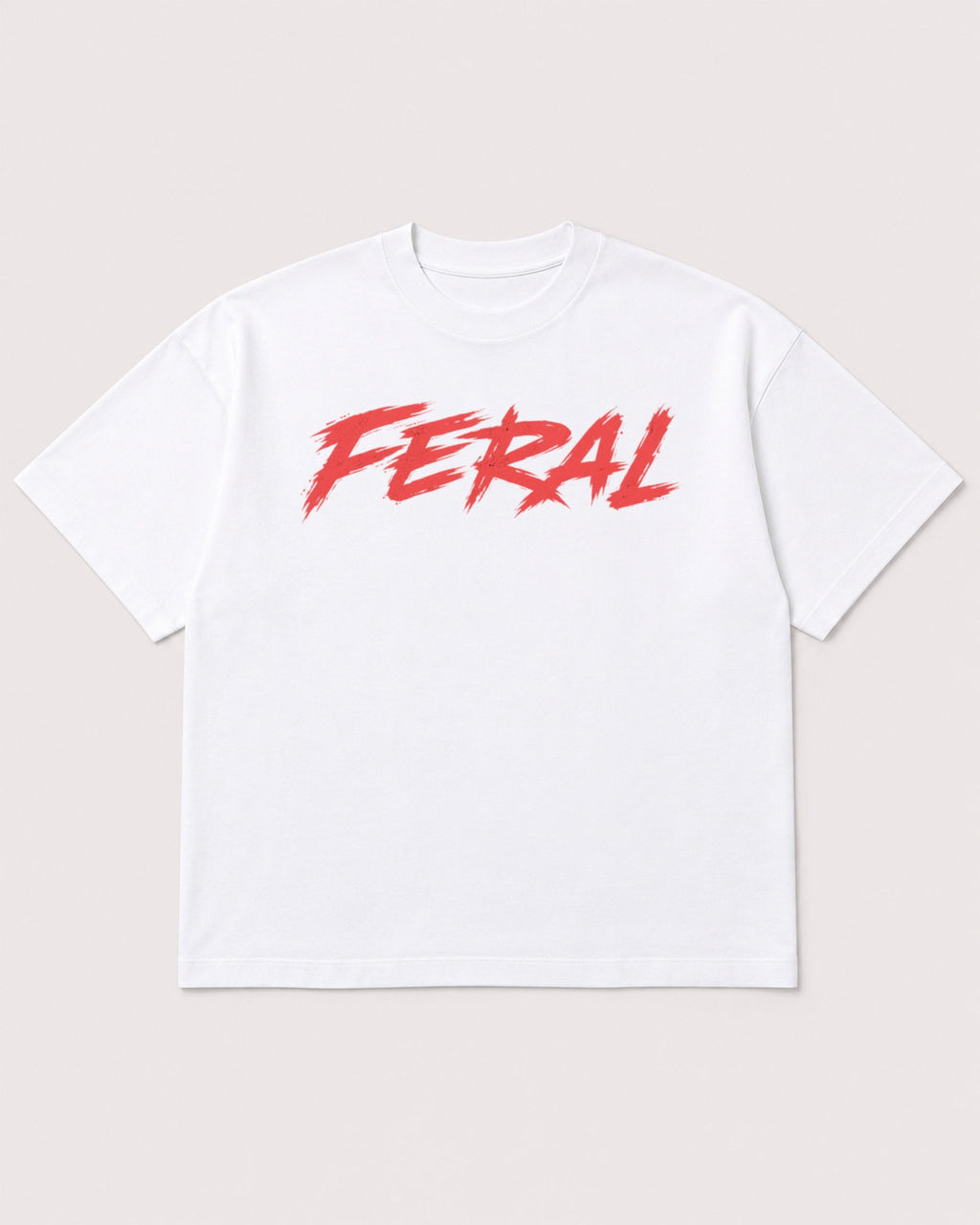 Mockup Boxy Heavyweight Tee White product