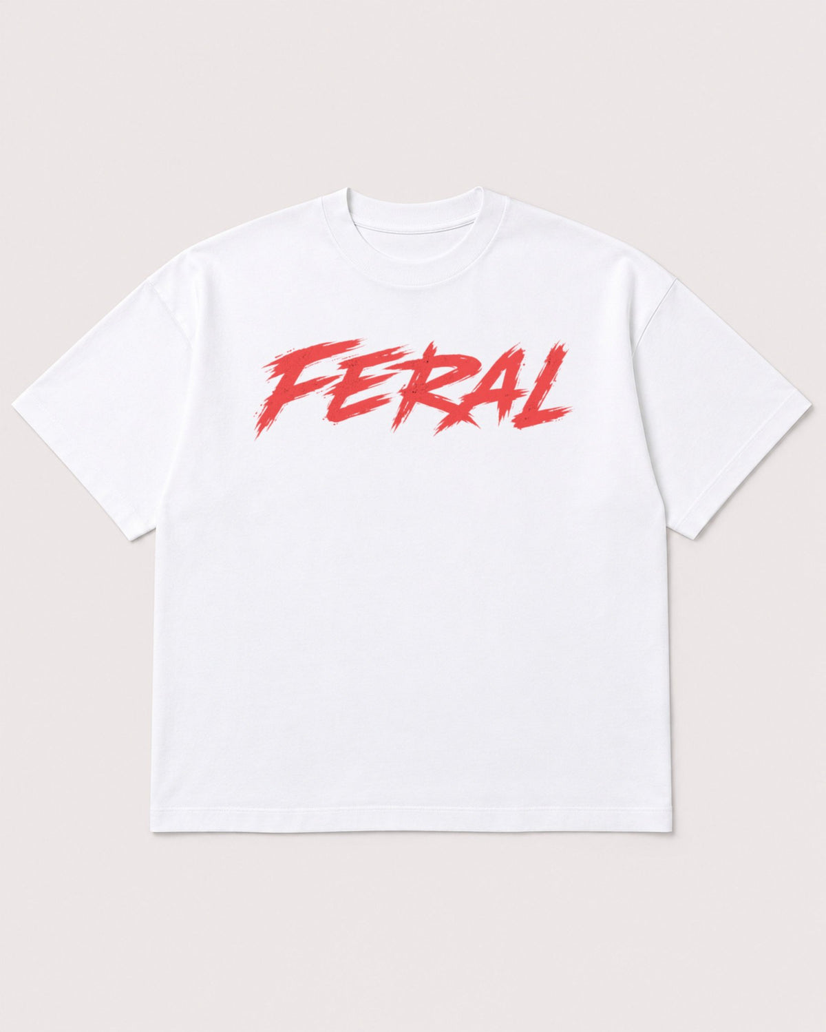 Mockup Boxy Heavyweight Tee White product
