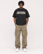 Mockup Boxy Heavyweight Tee Black male full-body 04