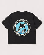 Mockup Boxy Heavyweight Tee Black product