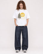 Mockup Boxy Heavyweight Tee White female full-body 09