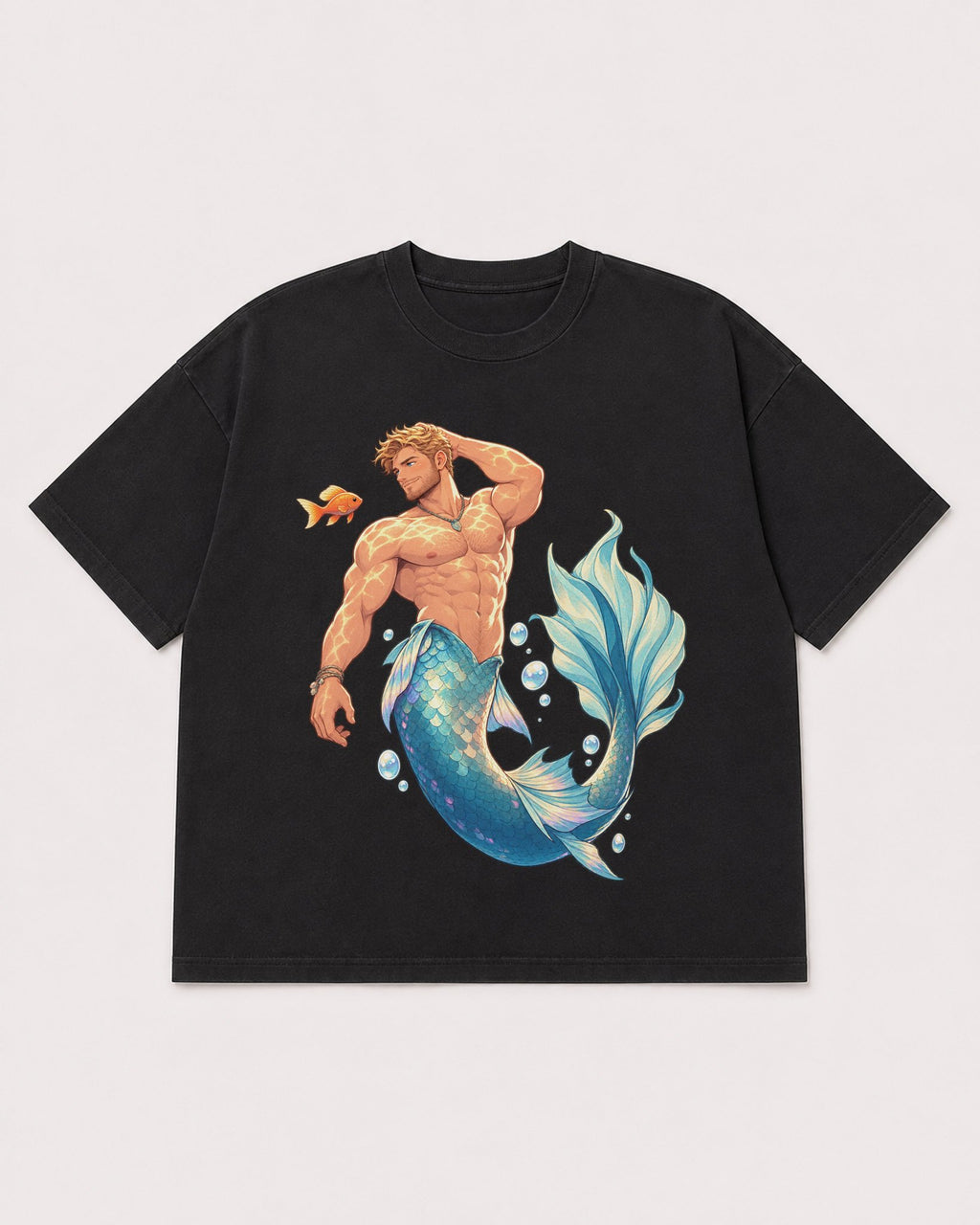 Mockup Boxy Heavyweight Tee Black product