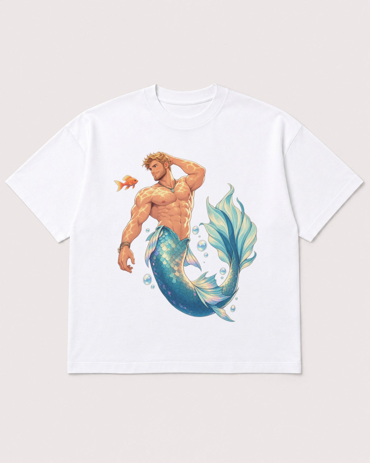 Mockup Boxy Heavyweight Tee White product
